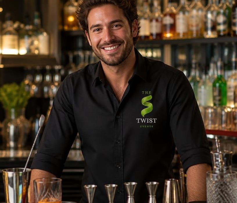 Bartender crafting a cocktail